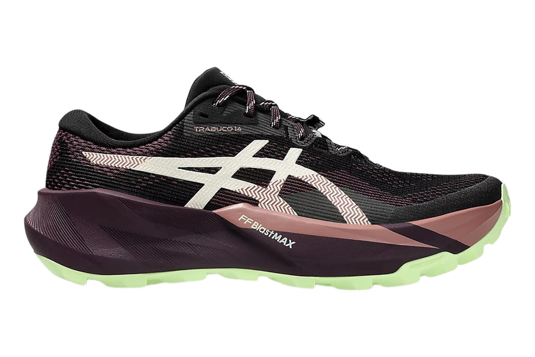 Asics Trabuco 14 B Black/Dark Aubergine Womens #color_black-multi