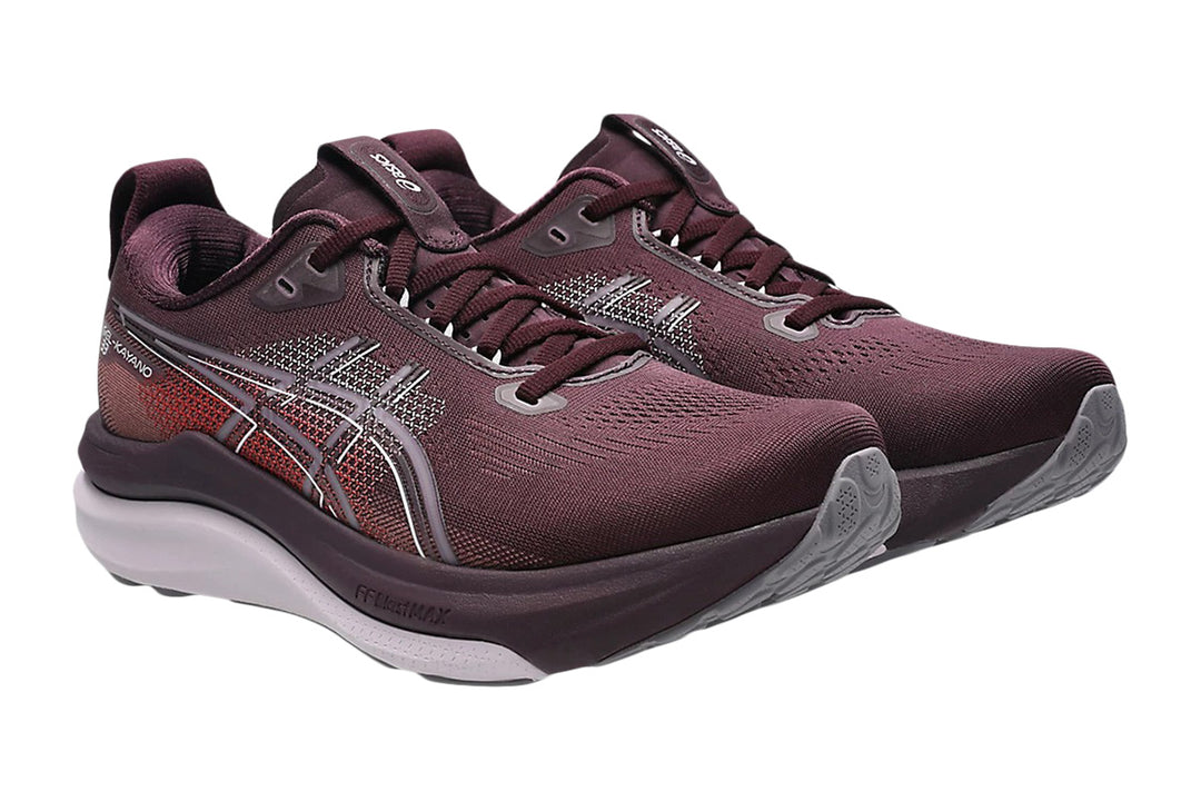 Asics Gel-Kayano 33 B Dark Aubergine/Dahlia Womens #color_purple-maroon