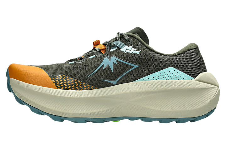 Asics Trabuco Max 5 D Vintage Khaki/Foggy Teal Mens #color_green-multi