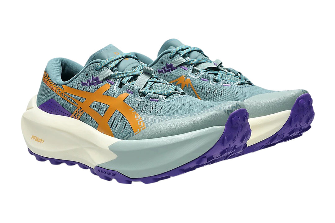 Asics Trabuco Max 5 B Foggy Teal/Radiant Amethyst Womens #color_blue-multi
