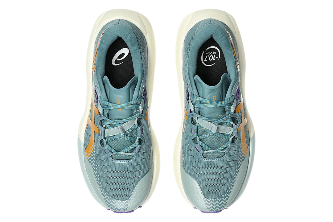Asics Trabuco Max 5 B Foggy Teal/Radiant Amethyst Womens #color_blue-multi