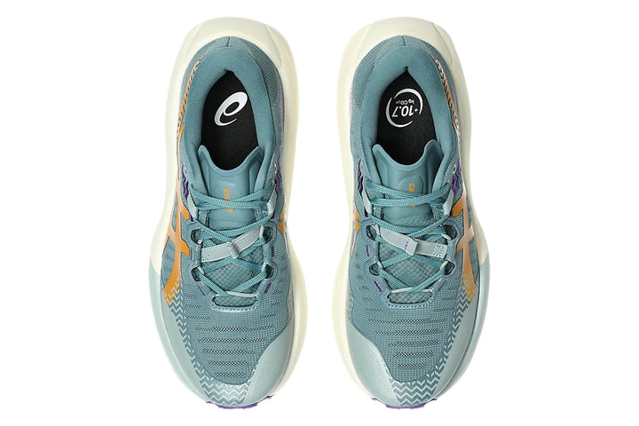 Asics Trabuco Max 5 B Foggy Teal/Radiant Amethyst Womens #color_blue-multi