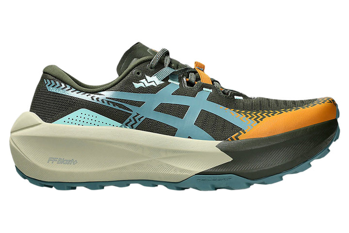 Asics Trabuco Max 5 D Vintage Khaki/Foggy Teal Mens #color_green-multi