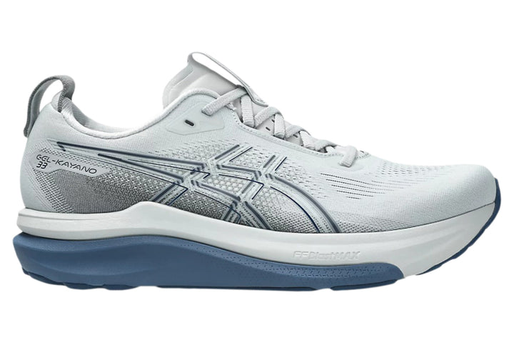 Asics Gel-Kayano 33 D Piedmont Grey/Midnight Mens #color_grey-multi-blues