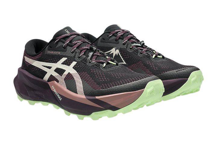 Asics Trabuco 14 B Black/Dark Aubergine Womens #color_black-multi