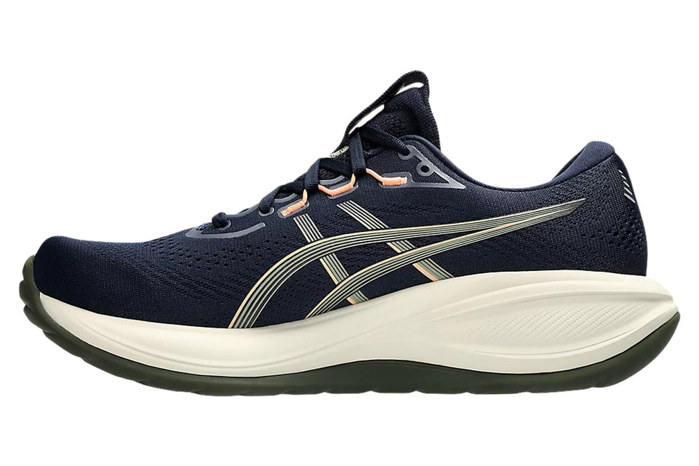 Asics Gel-Cumulus 28 D Midnight/Khaki Green Mens #color_navy