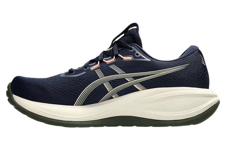 Asics Gel-Cumulus 28 D Midnight/Khaki Green Mens #color_navy