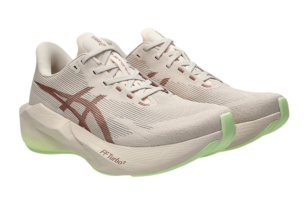 Asics Novablast 6 B Rose Dust/Illuminate Yellow Womens #color_brown-beige
