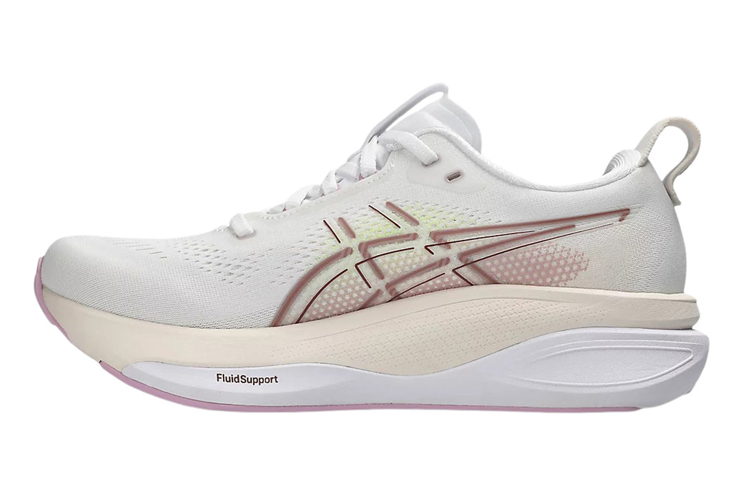 Asics Gel-Kayano 33 D White/Hazy Lilac Womens #color_white-multi-browns