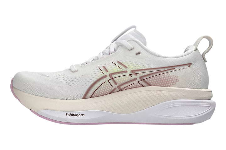 Asics Gel-Kayano 33 D White/Hazy Lilac Womens #color_white-multi-browns