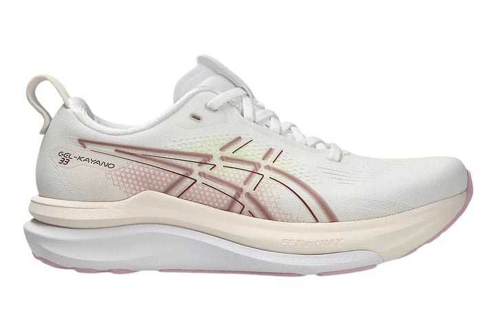 Asics Gel-Kayano 33 B White/Hazy Lilac Womens #color_white-multi-browns