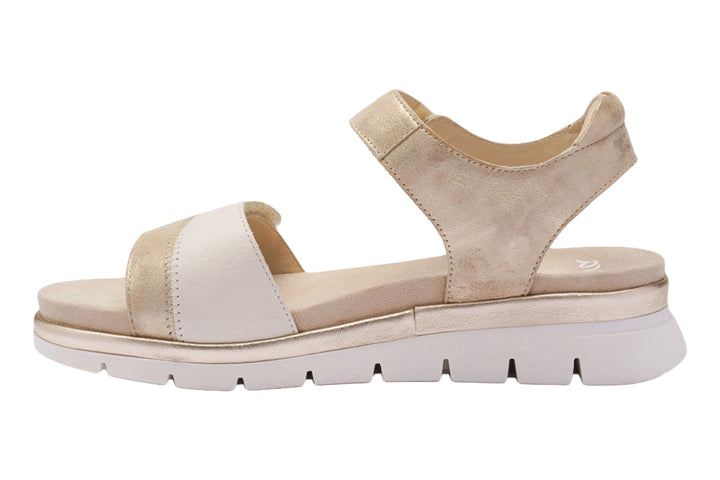 Ara Cambridge Sandal 12-34804 Sand/Cream/Shell Womens #color_metallic-multi