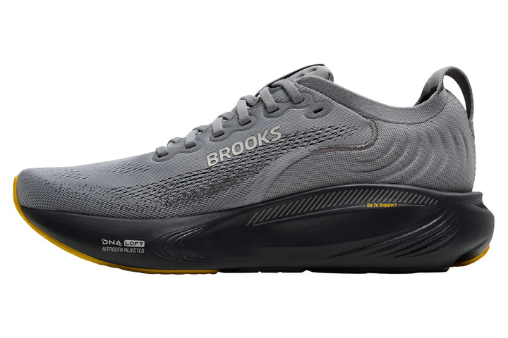 Brooks Adrenaline GTS 25 2E Primer Grey/Ebony/Jasmin Mens #color_grey-dark-grey