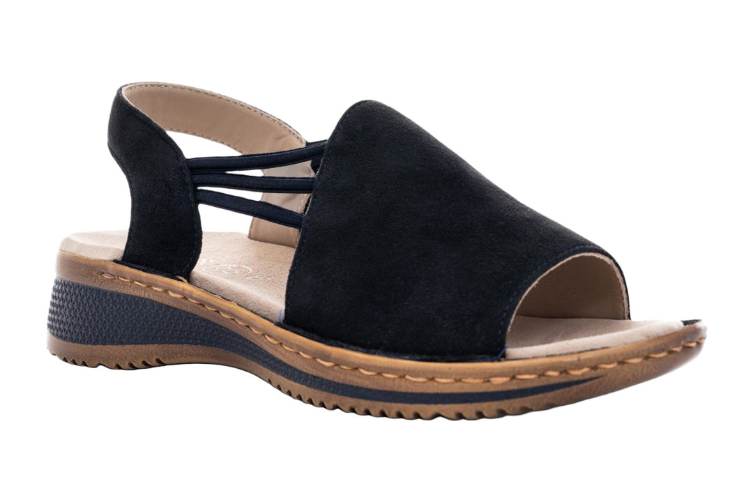Ara Hawaii 2.0 12-29005 Navy Suede Womens #color_navy