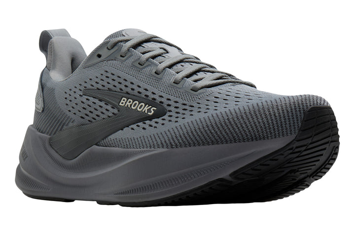 Brooks Ghost Max 4 D Grey/Grey/Ebony Mens #color_grey-stone-grey