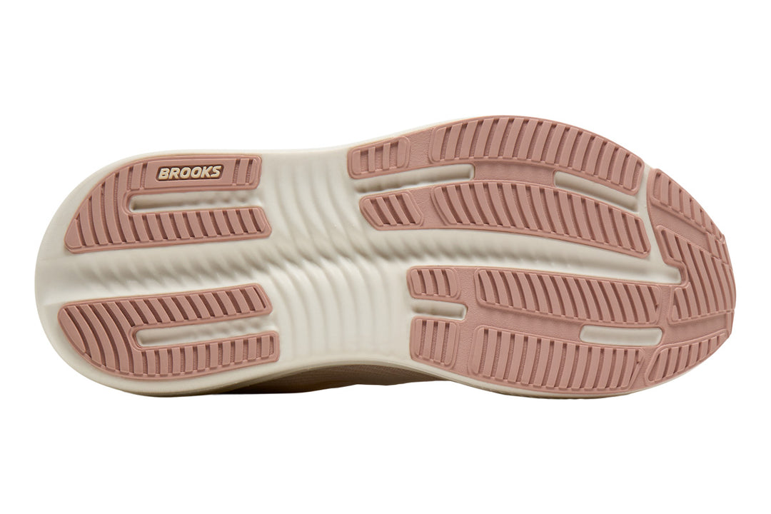 Brooks Ghost Max 4 B Arctic Wolf/Rose/Coconut Womens #color_brown-beige