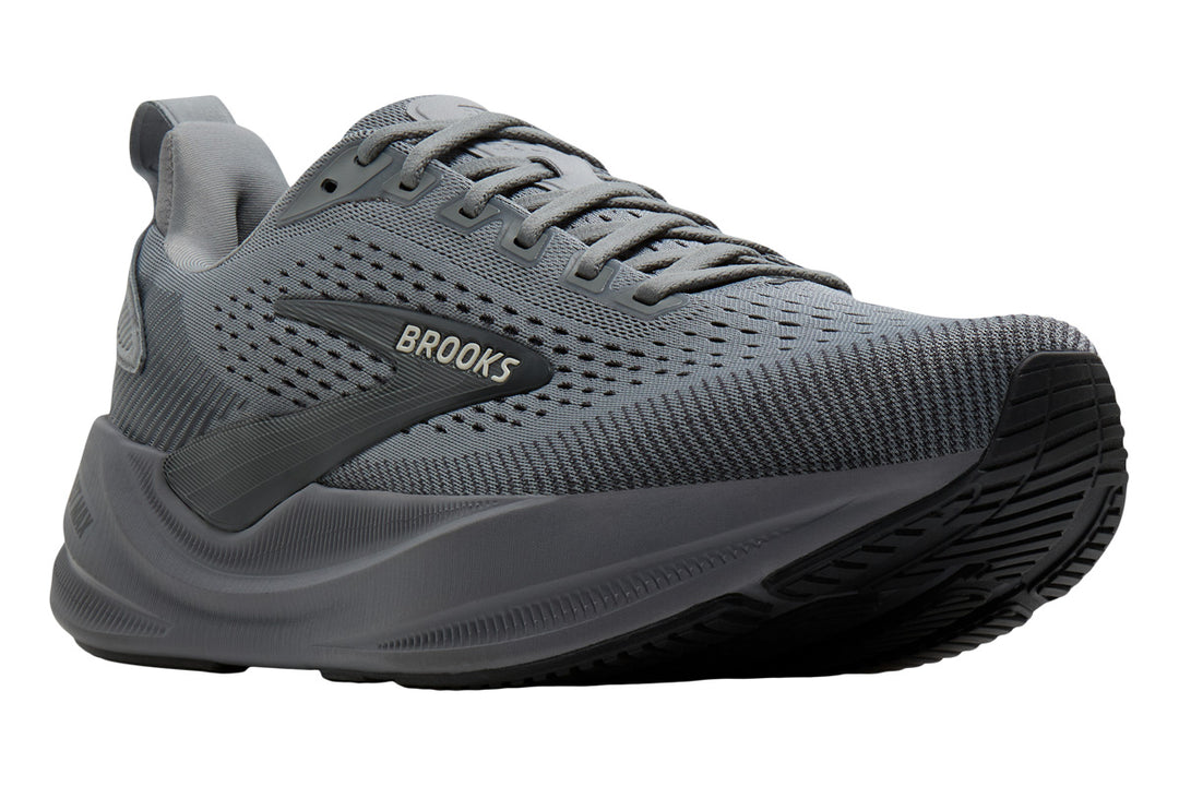 Brooks Ghost Max 4 2E Grey/Grey/Ebony Mens #color_grey-stone-grey
