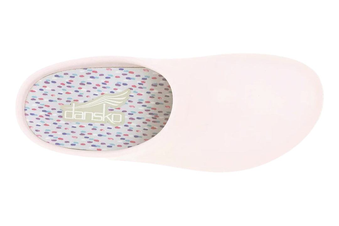 Dansko Kaci Clog Pink Molded Womens #color_pink-soft-pink