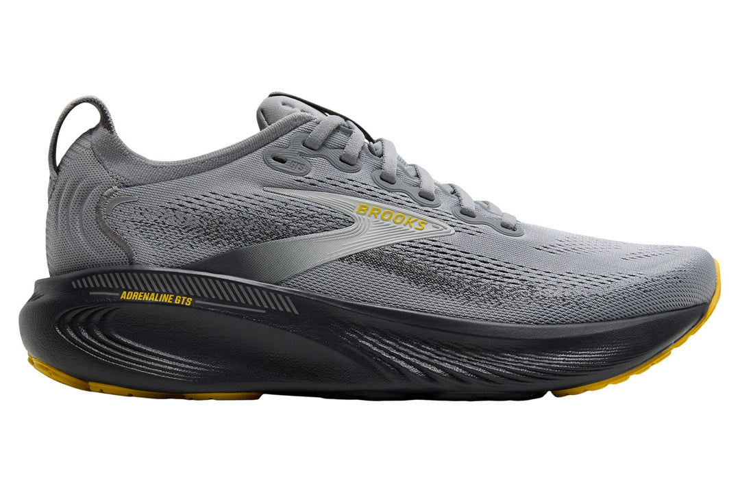 Brooks Adrenaline GTS 25 2E Primer Grey/Ebony/Jasmin Mens #color_grey-dark-grey