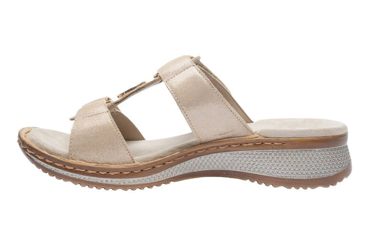 Ara Hawaii 2.0 12-29003 Metallic Sand Womens #color_metallic-gold