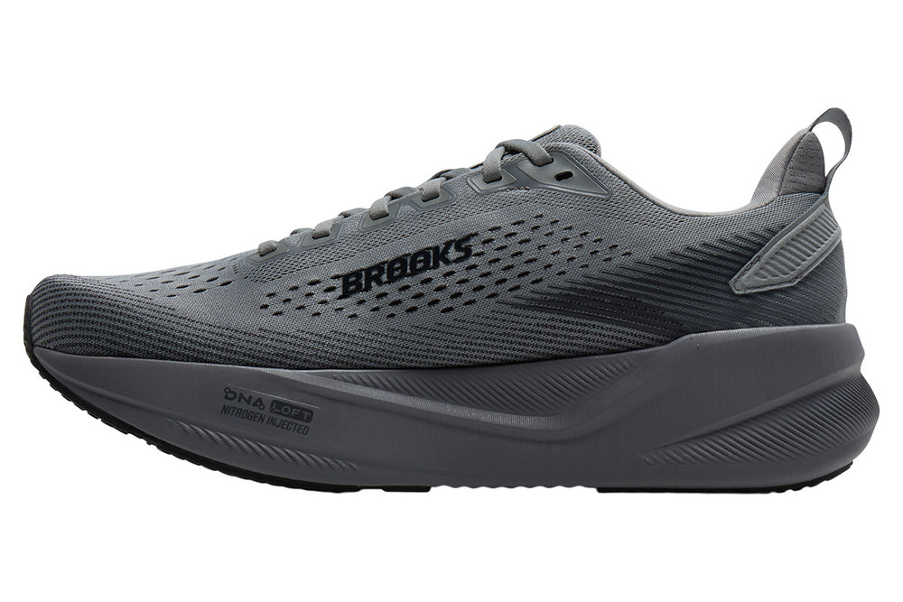 Brooks Ghost Max 4 D Grey/Grey/Ebony Mens #color_grey-stone-grey
