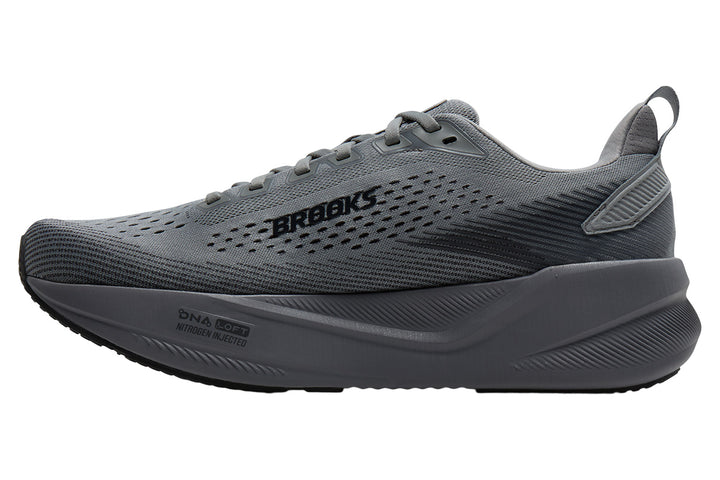 Brooks Ghost Max 4 D Grey/Grey/Ebony Mens #color_grey-stone-grey