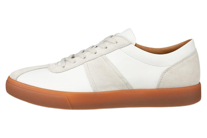Ecco Soft 10 White/Gravel Mens #color_white