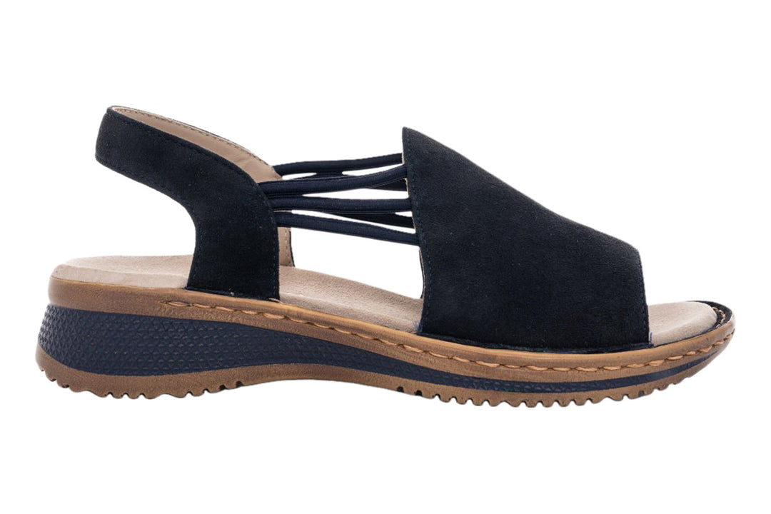 Ara Hawaii 2.0 12-29005 Navy Suede Womens #color_navy