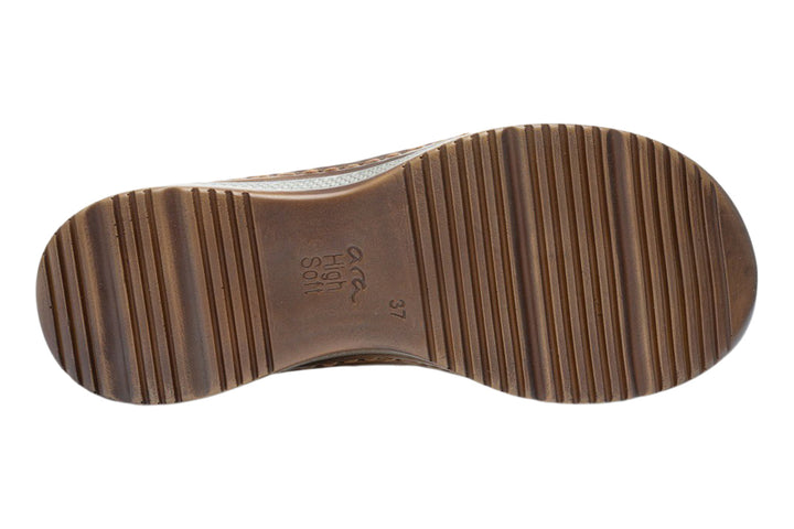 Ara Hawaii 2.0 12-29003 Metallic Sand Womens #color_metallic-gold