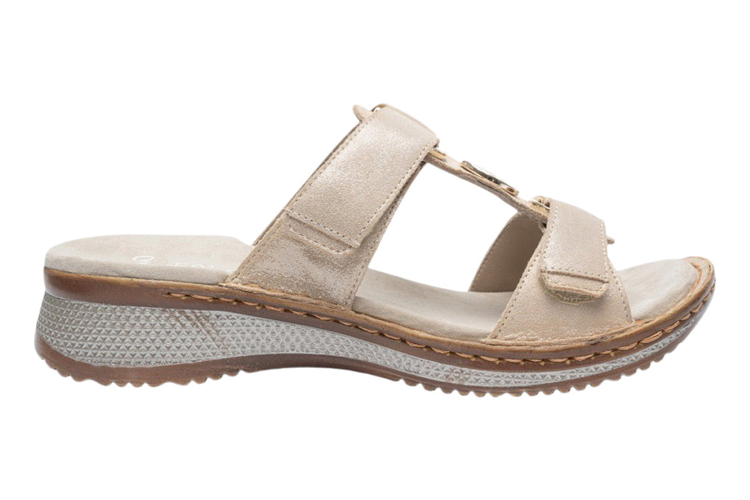 Ara Hawaii 2.0 12-29003 Metallic Sand Womens #color_metallic-gold