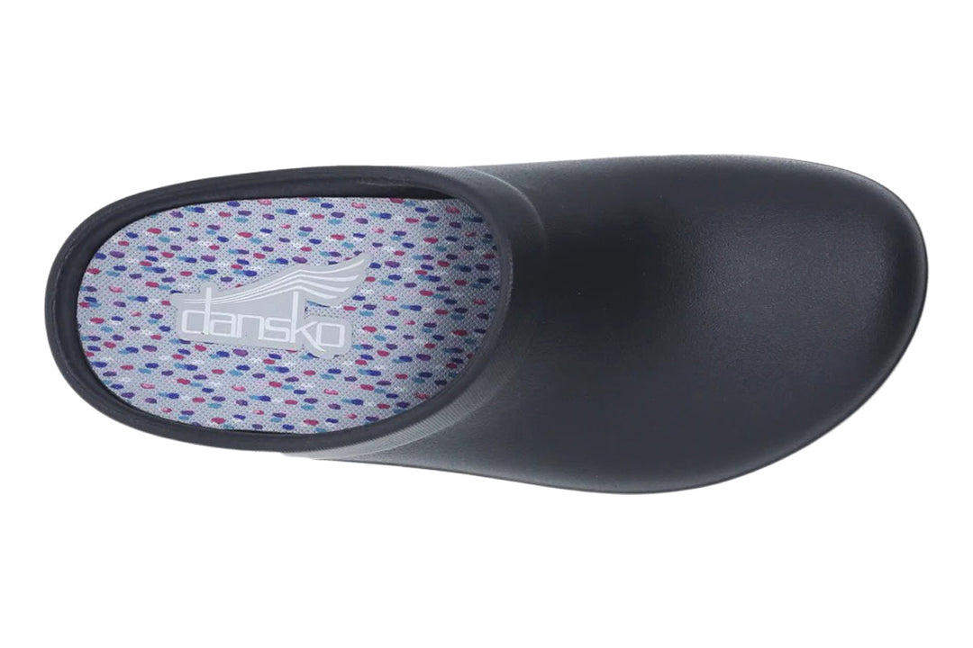 Dansko Kaci Clog Black Molded Womens #color_black