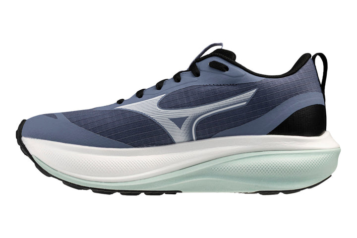 Mizuno Wave Rider GTX 4 B Wild Wind/White/Icy Morn Womens #color_blue