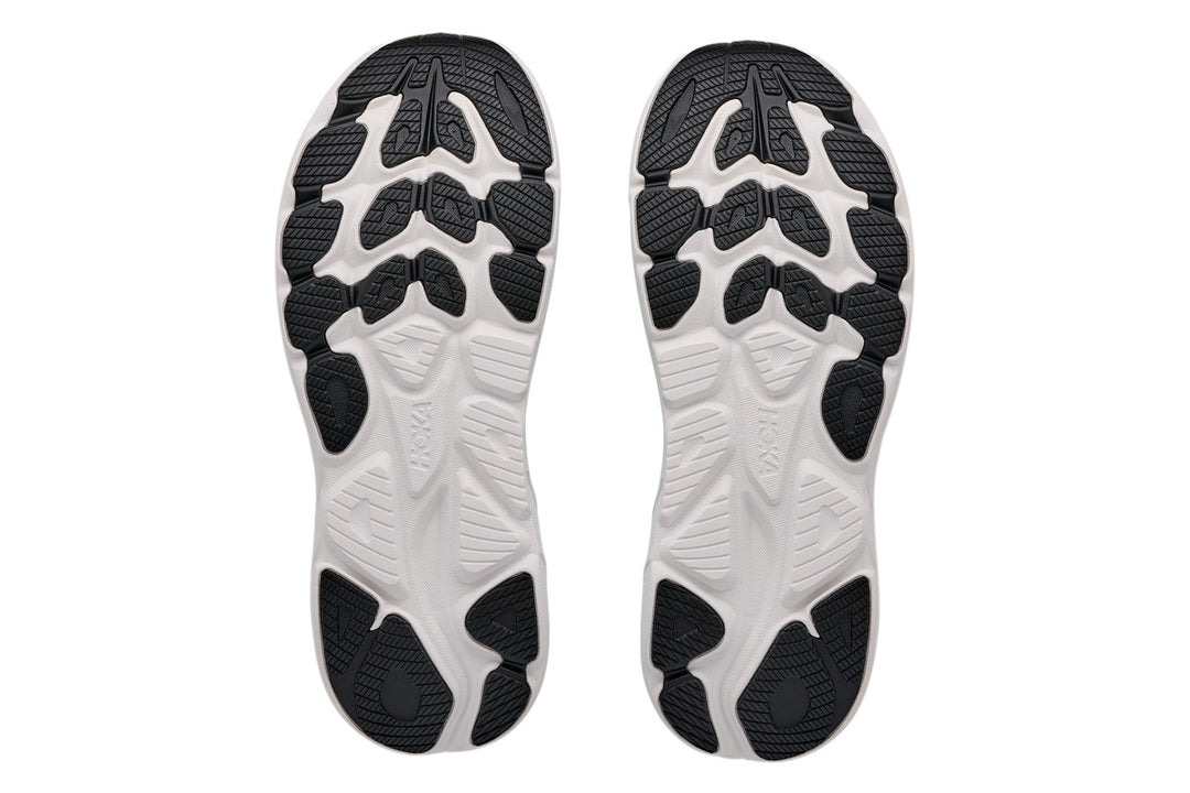 Hoka Clifton 11 D Frost/Black Mens #color_white-multi-blues-greens