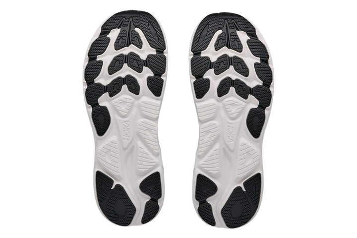 Hoka Clifton 11 D Frost/Black Mens #color_white-multi-blues-greens