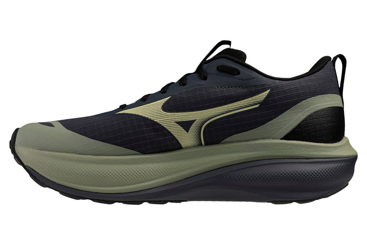 Mizuno Wave Rider GTX 4 D Sea Spray/Beechnut/India Ink Mens #color_green-multi