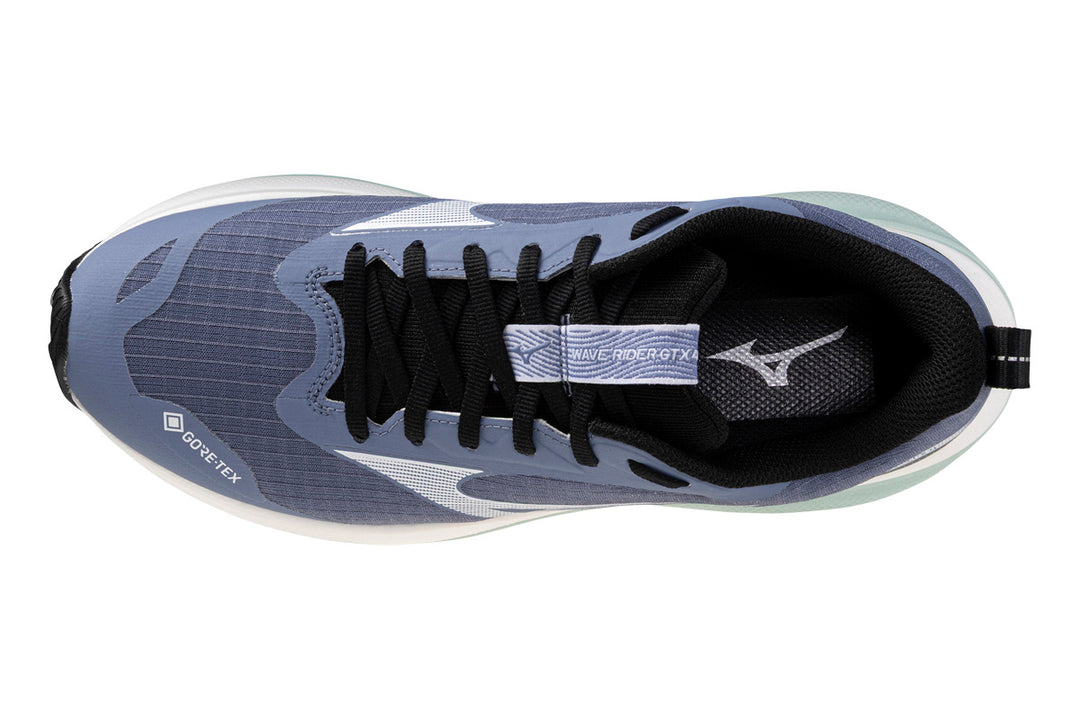 Mizuno Wave Rider GTX 4 B Wild Wind/White/Icy Morn Womens #color_blue
