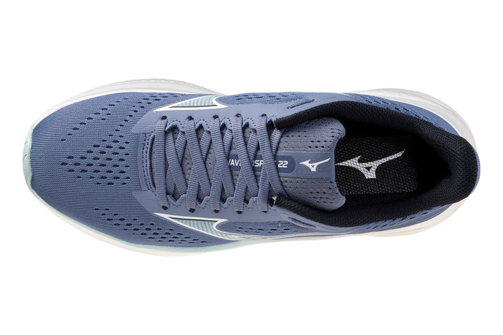 Mizuno Wave Inspire 22 B Wild Wind/Icy Morn/White Womens #color_blue-multi