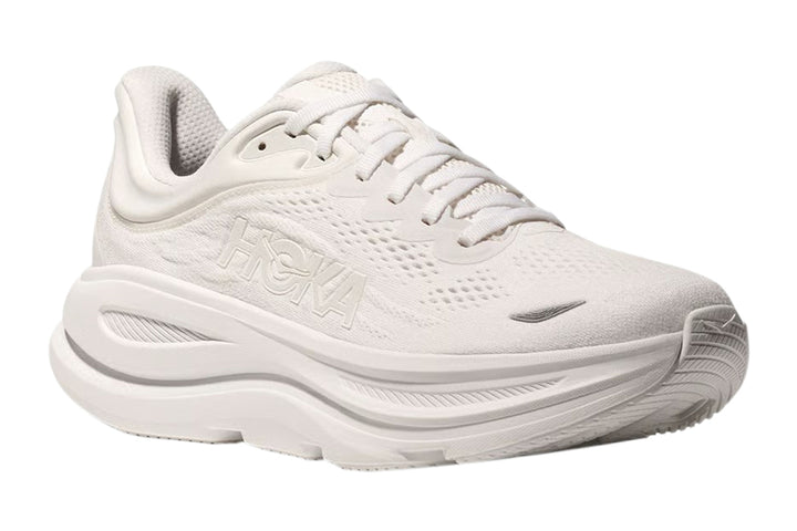 Hoka Bondi 9 B White/White Womens #color_white