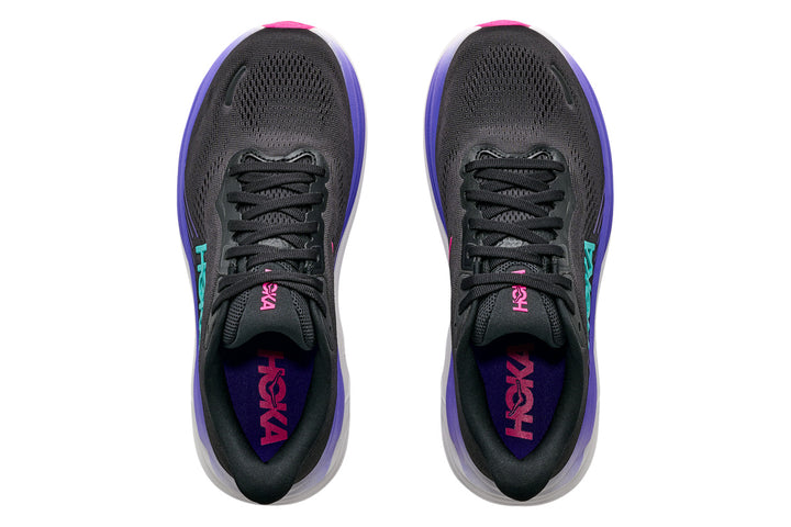 Hoka Clifton 11 B Black/Neon Nebula Womens #color_black-multi-purples