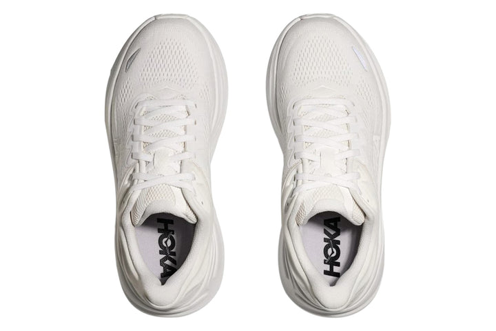 Hoka Bondi 9 B White/White Womens #color_white