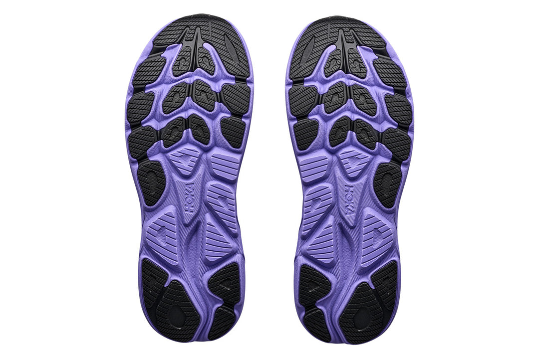 Hoka Clifton 11 D Black/Neon Yuzu Mens #color_black-multi-purples