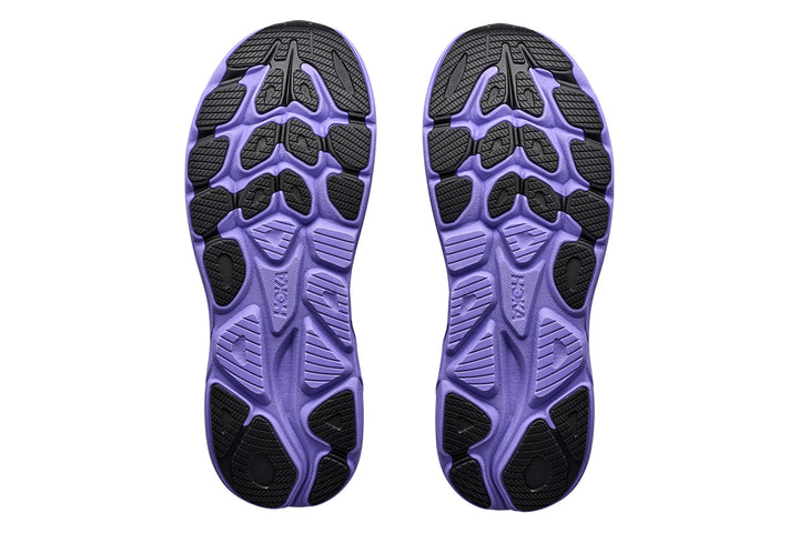 Hoka Clifton 11 D Black/Neon Yuzu Mens #color_black-multi-purples