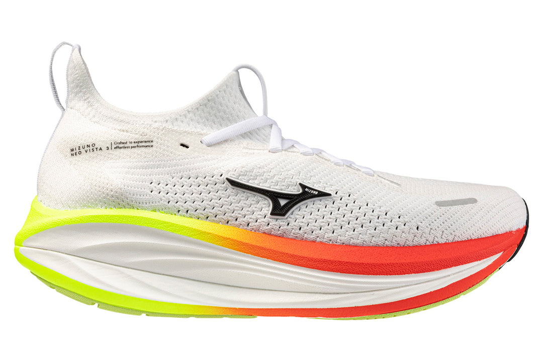 Mizuno Neo Vista 3 D White/Black/Orange.com Mens #color_white-multi