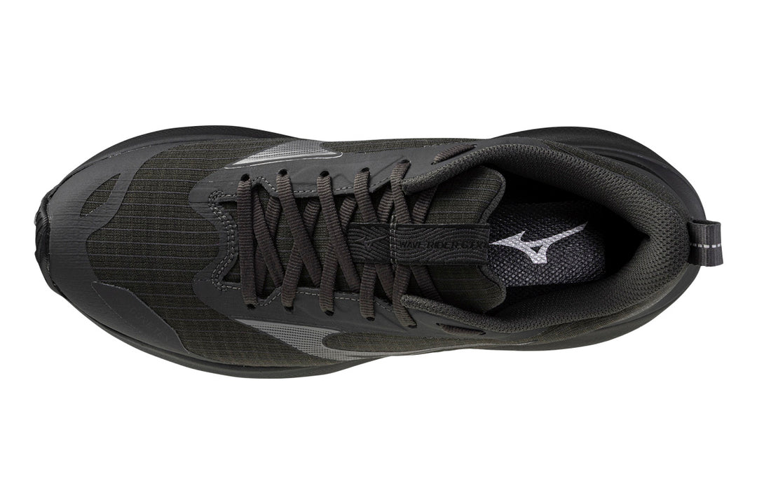 Mizuno Wave Rider GTX 4 D Black/Black Sand Womens #color_black
