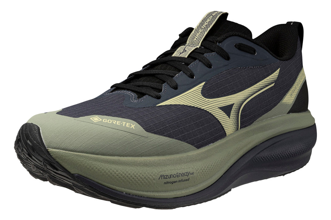 Mizuno Wave Rider GTX 4 D Sea Spray/Beechnut/India Ink Mens #color_green-multi