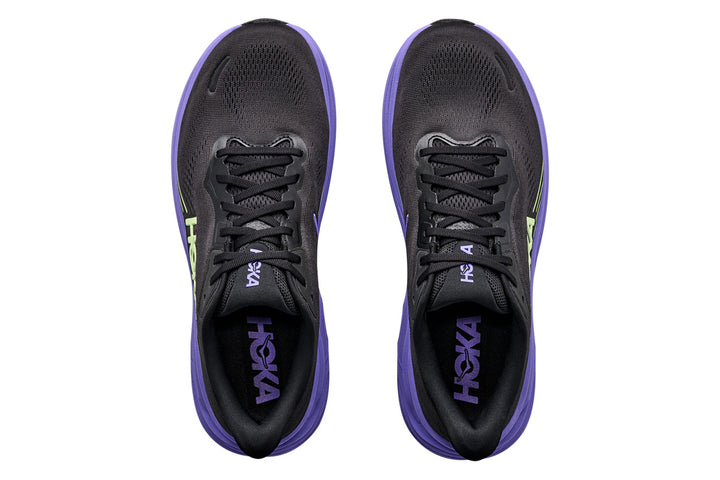 Hoka Clifton 11 D Black/Neon Yuzu Mens #color_black-multi-purples