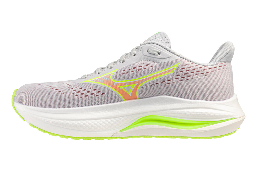 Mizuno Wave Inspire 22 B Cloudscape/Desert Flower/Lime Pulp Womens #color_grey-multi