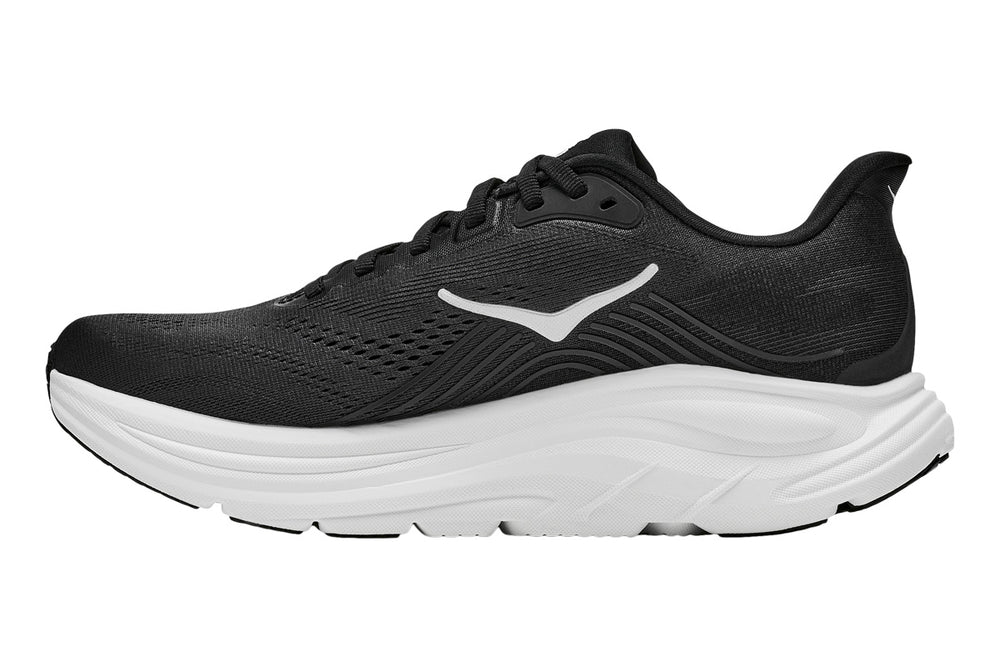 Hoka Clifton 11 B Black/White Womens #color_black