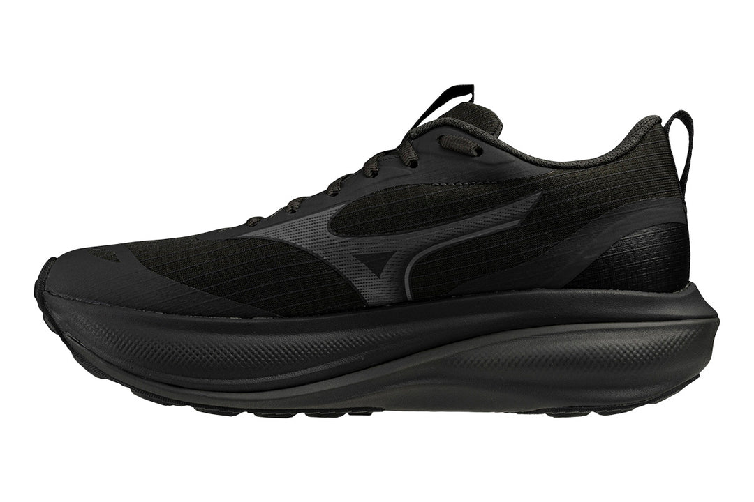 Mizuno Wave Rider GTX 4 D Black/Black Sand Womens #color_black
