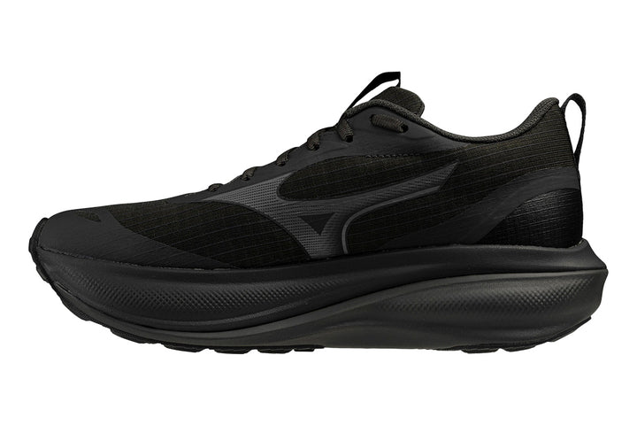 Mizuno Wave Rider GTX 4 D Black/Black Sand Womens #color_black